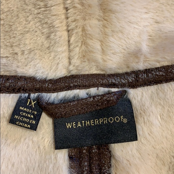 Vegan Fur Leather Vest by Weatherproof - Picture 6 of 6